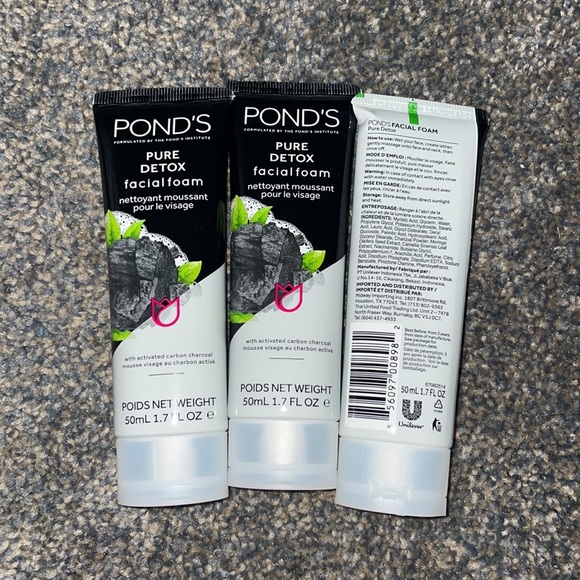 Ponds Pure Detox Set of 3 Facial Foam Cleanser - Picture 9 of 10